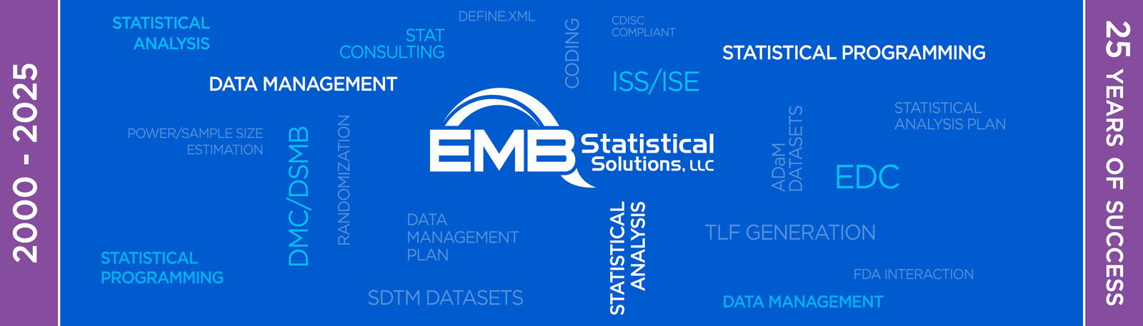 EMB banner graphic with word cloud